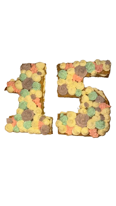 Number Birthday Cookie